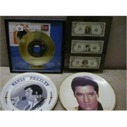 TWO ELVIS PRESLEY LIMITED EDITION PLATES 