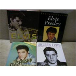 FOUR ELVIS PRESLEY BOOKS, "ILLUSTRATED E 