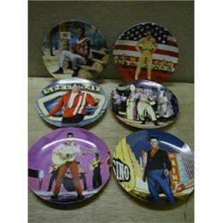 SIX DELPHI LIMITED EDITION PLATES, "ELVI 