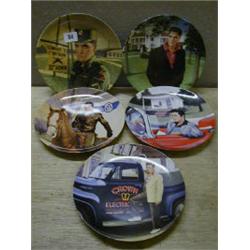 FIVE DELPHI LIMITED EDITION ELVIS PLATES 