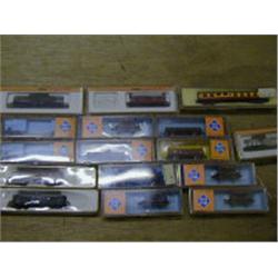 SIXTEEN MINI RAILWAY MODELS INCLUDING CA 