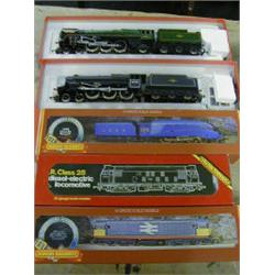 FIVE HORNBY BOXED MODELS, TWO SILVER SAI 