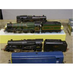 FOUR BOXED WRENN LOCOMOTIVES INCLUDING C 