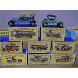 NINE MATCHBOX MODELS OF YESTERYEAR Y3, Y 