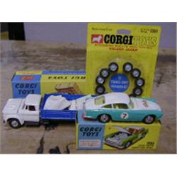 CORGI TOYS, TWO BOXED DIE-CAST MODELS, A 