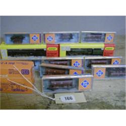 TWELVE MINI TRAIN MODELS INCLUDING HORNB 