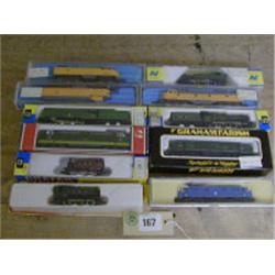 MINI TRAIN MODELS INCLUDING LOCOMOTIVES 