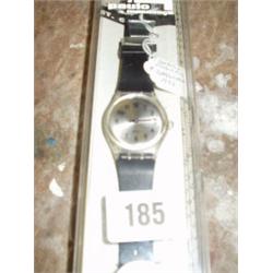 SWATCH BOXED WRIST WATCH, MUSICAL CLASSI 