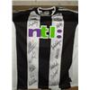 Image 1 : NEWCASTLE UNITED TEAM STRIP TOP, SIGNED 