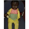 Image 1 : BLACK DOLL, WITH GLASS EYES. 