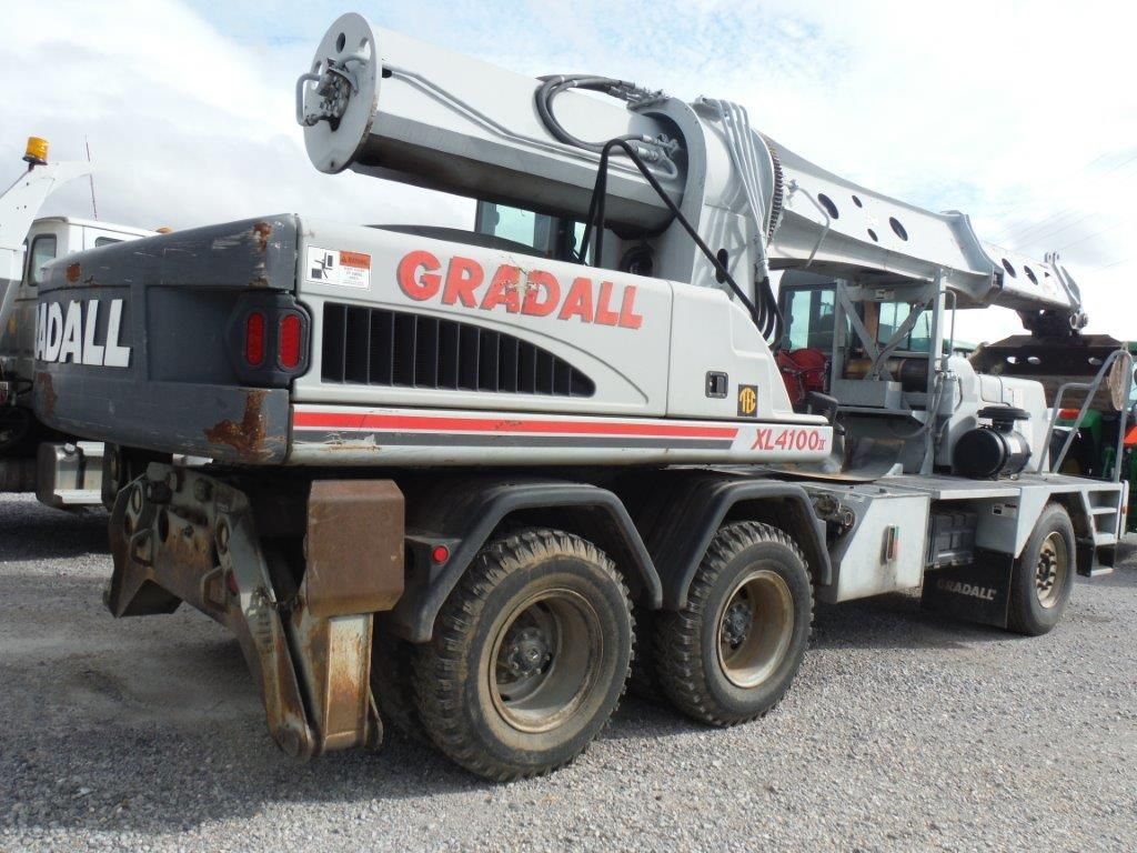 2004 GRADALL XL4100 II WHEELED EXCAVATOR, S/N 4100077, Mercedes diesel ...