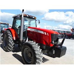 2009 MASSEY FERGUSON 5465 4X4 FARM TRACTOR, S/N U075025, 100 HP, 3 PTH, PTO, 3 hyd remotes, Dyna 4 T