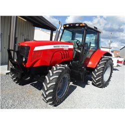 2008 MASSEY FERGUSON 5465 4X4 FARM TRACTOR, S/N T158033, 100 HP, 3 PTH, PTO, 3 hyd remotes, Dyna 4 T
