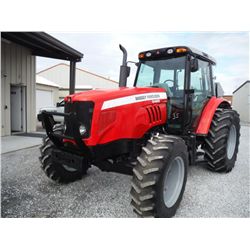 2008 MASSEY FERGUSON 5465 4X4 FARM TRACTOR, S/N T148062, 100 HP, 3 PTH, PTO, 3 hyd remotes, Dyna 4 T