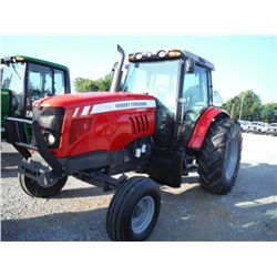 2009 MASSEY FERGUSON 5465 FARM TRACTOR, S/N U069013, 100 HP, 3 PTH, PTO, 3 hyd remotes, Dyna 4 Trans