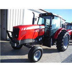 2009 MASSEY FERGUSON 5465 FARM TRACTOR, S/N U069029, 100 HP, 3 PTH, PTO, 3 hyd remotes, Dyna 4 Trans