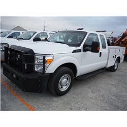 2012 FORD F250 XL SERVICE TRUCK, S/N 1FD7X2A68CEB43936, V8 gas, A/T, A/C, Knapheide service body, ho