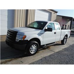 2012 FORD F150 XL EXTENDED CAB 4X4 PICKUP, S/N 1FTEX1EM3CFC22603, V6 gas, A/T, A/C, odometer reading