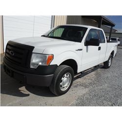 2012 FORD F150 XL EXTENDED CAB 4X4 PICKUP, S/N 1FTEX1EM2CFB57291, V6 gas, A/T, A/C, odometer reading
