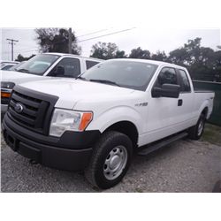 2012 FORD F150 XL EXTENDED CAB 4X4 PICKUP, S/N 1FTEX1EM7CFB03646, V6 gas, A/T, A/C, odometer reading