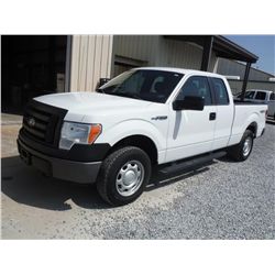 2012 FORD F150 XL EXTENDED CAB 4X4 PICKUP, S/N 1FTEX1EM9CFB03664, V6 gas, A/T, A/C, odometer reading