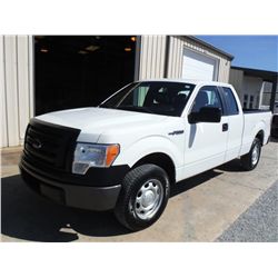 2012 FORD F150 XL EXTENDED CAB PICKUP, S/N 1FTEX1CM8CFB27084, V6 gas, A/T, A/C, odometer reading 49,