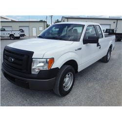2012 FORD F150 XL EXTENDED CAB PICKUP, S/N 1FTEX1CM3CFB36758, V6 gas, A/T, A/C, odometer reading 51,