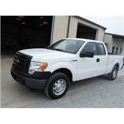 2012 FORD F150 XL EXTENDED CAB PICKUP, S/N 1FTEX1CMXCFB27121, V6 gas, A/T, A/C, odometer reading 55,