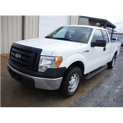 2012 FORD F150 XL EXTENDED CAB PICKUP, S/N 1FTEX1CM5CFC04008, V6 gas, A/T, A/C, odometer reading 57,