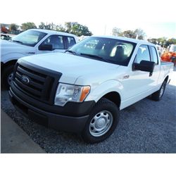 2012 FORD F150 XL EXTENDED CAB PICKUP, S/N 1FTEX1CM0CFB27077, V6 gas, A/T, A/C, odometer reading 59,