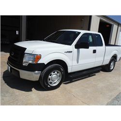 2012 FORD F150 XL EXTENDED CAB PICKUP, S/N 1FTEX1CM2CFB96496, V6 gas, A/T, A/C, odometer reading 60,