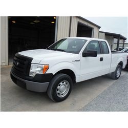 2012 FORD F150 XL EXTENDED CAB PICKUP, S/N 1FTEX1CM3CFB27073, V6 gas, A/T, A/C, odometer reading 62,