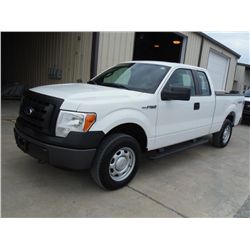 2011 FORD F150 XL EXTENDED CAB 4X4 PICKUP, S/N 1FTEX1EM2BFB46855, V6 gas, A/T, A/C, odometer reading
