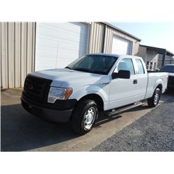 2011 FORD F150 XL EXTENDED CAB PICKUP, S/N 1FTEX1CM0BFB05398, V6 gas, A/T, A/C, odometer reading 58,
