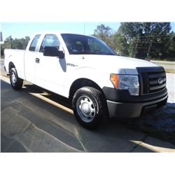 2011 FORD F150 XL EXTENDED CAB PICKUP, S/N 1FTEX1CM6BFB17796, V6 gas, A/T, A/C, odometer reading 43,