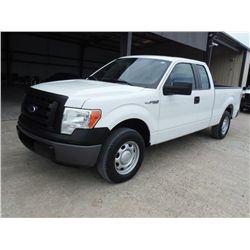 2011 FORD F150 XL EXTENDED CAB PICKUP, S/N 1FTEX1CM9BFB17811, V6 gas, A/T, A/C, odometer reading 47,