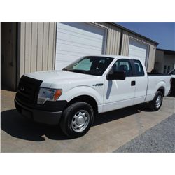 2011 FORD F150 XL EXTENDED CAB PICKUP, S/N 1FTEX1CM2BFC07155, V6 gas, A/T, A/C, odometer reading 48,