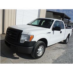 2011 FORD F150 XL EXTENDED CAB PICKUP, S/N 1FTEX1CM8BFB17816, V6 gas, A/T, A/C, odometer reading 50,