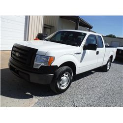 2011 FORD F150 XL EXTENDED CAB PICKUP, S/N 1FTEX1CM1BFB17821, V6 gas, A/T, A/C, odometer reading 51,