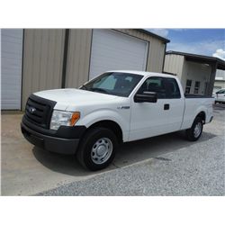 2011 FORD F150 XL EXTENDED CAB PICKUP, S/N 1FTEX1CM6BFC07174, V6 gas, A/T, A/C, odometer reading 62,