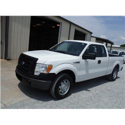 2011 FORD F150 XL EXTENDED CAB PICKUP, S/N 1FTEX1CM2BFB17830, V6 gas, A/T, A/C, odometer reading 63,