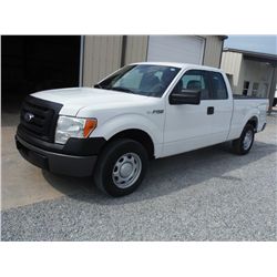 2011 FORD F150 XL EXTENDED CAB PICKUP, S/N 1FTFX1CF9BFB05390, V8 gas, A/T, A/C, odometer reading 69,