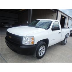 2011 CHEVROLET SILVERADO 1500 PICKUP, S/N 1GCNCPEA8BZ271443, V8 gas, A/T, A/C, odometer reading 47,2