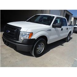 2010 FORD F150 XL CREW CAB PICKUP, S/N 1FTFW1CV4AFB33445, V8 gas, A/T, A/C, odometer reading 50,180 