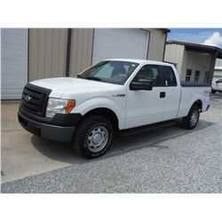 2010 FORD F150 XL EXTENDED CAB 4X4 PICKUP, S/N 1FTFX1EV3AFC63355, V8 gas, A/T, A/C, bed cover, bed s