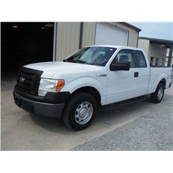 2010 FORD F150 XL EXTENDED CAB PICKUP, S/N 1FTFX1CV2AFC63303, V8 gas, A/T, A/C, odometer reading 51,