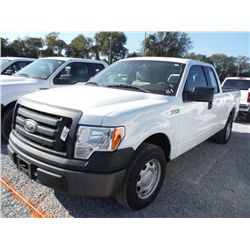 2010 FORD F150 XL EXTENDED CAB PICKUP, S/N 1FTFX1CVXAFC63307, V6 gas, A/T, A/C, odometer reading 52,