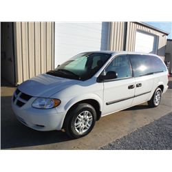 2007 DODGE CARAVAN, S/N 1D4GP24E57B213880, V6 gas, A/T, A/C, odometer reading 48,703 miles