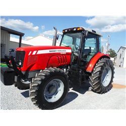 2009 MASSEY FERGUSON 5465 4X4 FARM TRACTOR, S/N U062015, 100 HP, 3 PTH, PTO, 3 hyd remotes, Dyna 4 T