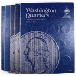 COMPLETE SET WASHINGTON QUARTERS, 1965-2009, $45 FACE VALUE,  MANY BU's
